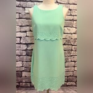 White House Black Market Mint Sleeveless Mini Dress